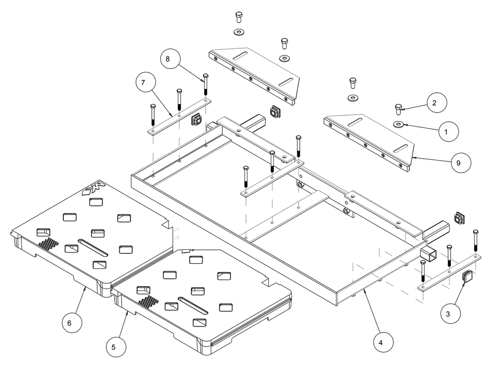 Section 03 Diagram and Parts List for MK-EZ 170565 MK Diamond Tile Saw
